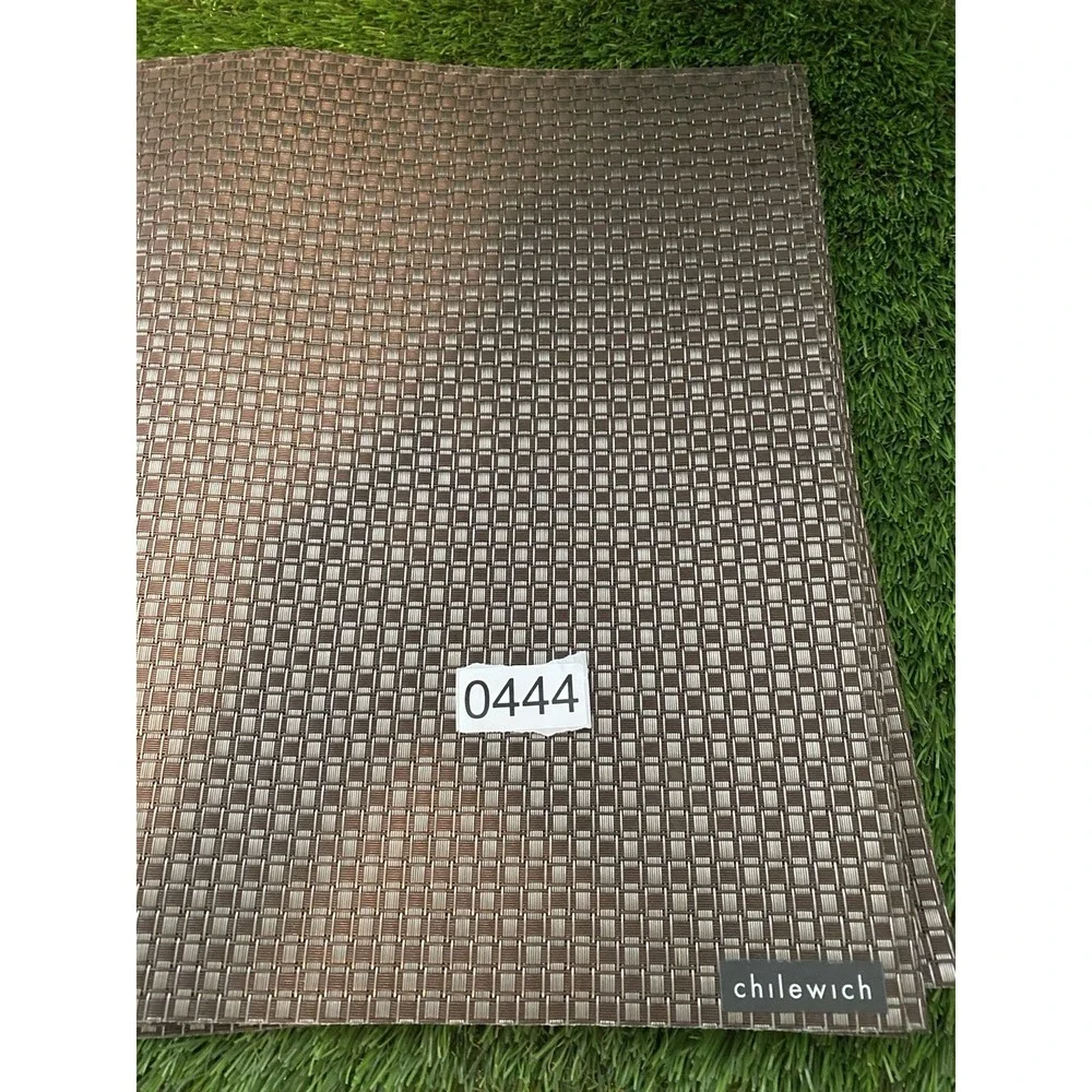 Chilewich Woven Black Gold Brown Placemat - Set 8 - Washable  Vinyl